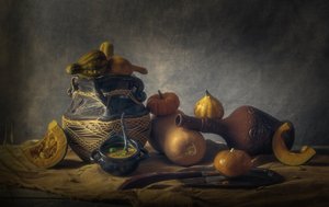 Stimmungsvolle Herbsternte