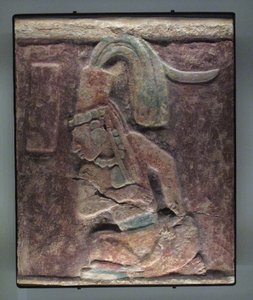 Sitzender Mann, El Chicozapote, Usumacinta, Spätklassische Periode, 600-900 n. Chr.