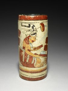 Vase mit Darstellungsszene, 600-900 n. Chr. von Mayan