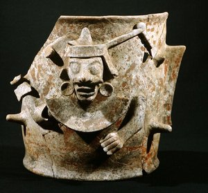 Weihrauchbrenner, aus Iximche, Guatemala, Nachklassische Periode (900-1521)
