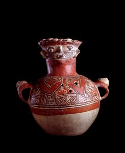 Präkolumbische Kunst, Maya-Zivilisation, postklassische Periode: zoomorphe Begräbnisurne von Mayan Mayan