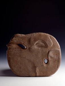 Präkolumbische Kunst, Maya-Zivilisation, klassische Periode: zoomorphe Axt von Mayan Mayan