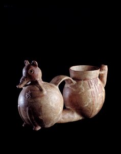 Präkolumbische Kunst, Maya-Zivilisation, präklassische Periode: Doppeltonvase von Mayan Mayan