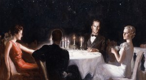 Abendessen unter den Sternen von McClelland Barclay