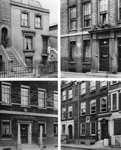 Vier Londoner Häuser berühmter Männer, London, 1926-1927 von McLeish
