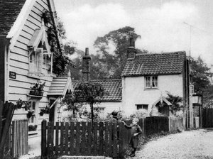 Holzhäuser bei Hadley Green, London, 1926-1927 von McLeish