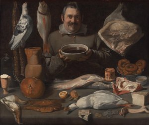 Küchenszene von Meester van de Amsterdamse Bodegón