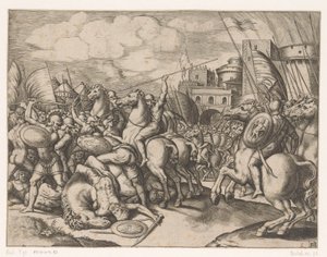 Sieg von Scipio über König Syphax von Meester van de Dobbelsteen