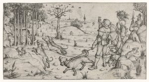 Hirschjagd von Meester van het Amsterdamse Kabinet