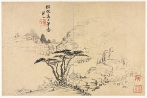 Landschaften in verschiedenen Stilen nach alten Meistern, 1690 von Mei Qing