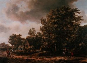 Landschaft von Meindert Hobbema