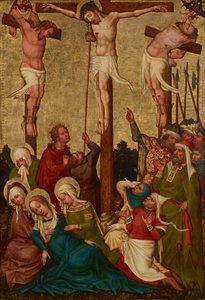 Kreuzigung Christi von Meister der St. Lambrechter Votivtafel
