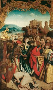 Martyrium der Heiligen Cantius, Cantianus und Cantianilla (Innenseite); Auferstehung Christi (Außenseite)