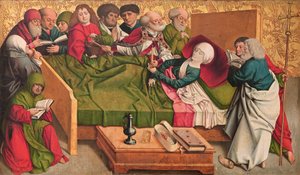 Marientod, Mitteltafel des sog. Pretschlaipfer-Triptychons