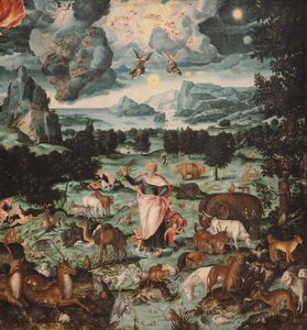 Die Erschaffung der Welt, 1575 von Melchior Bocksberger