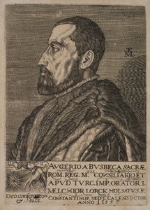 Porträt von Ogier Ghiselin de Busbecq, kaiserlicher Gesandter