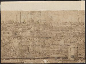Ansicht von Konstantinopel, Blatt 8, Melchior Lorck, 1559 von Melchior Lorck