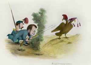 Die Römische Frage: Karikatur des Grafen von Cavour, ca. 1860