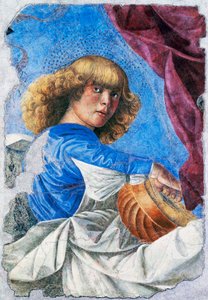 Engel spielt Laute (1480) von Melozzo da Forli