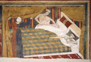 Szene aus dem Eheleben, ca. 1306 von Memmo di Filippuccio