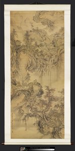Landschaft mit Figuren, Bienen und Affen