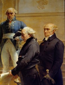Porträt des französischen Architekten Pierre Francois Leonard Fontaine (1762-1853) (Detail)