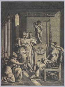 Psyche bringt Venus einen Becher Wasser aus dem Jungbrunnen von Merry Joseph Blondel