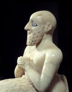 Kunst Mesopotamien: Statue des Intendanten Ebih-il von Mesopotamian