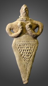 Figur einer nackten Frau, Mesopotamien, ca. 2000-1800 v. Chr.