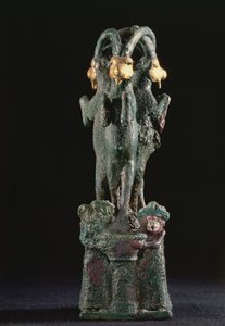 Heiliger Baum aus drei Ziegen geformt, aus Larsa, Südmesopotamien, ca. 1750 v. Chr. von Mesopotamian Mesopotamian
