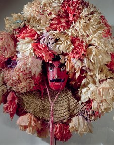 Kostümmaske für das mexikanische jährliche Fest Guelaguetza von Mexican School