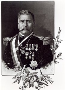Porträt von Porfirio Diaz (1830-1915) von Mexican School