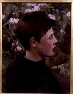 Kopf eines Jungen von Mia Arnesby (attributed to) Brown