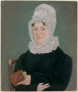 Porträt einer Frau mit Spitzenhaube von Micah Williams