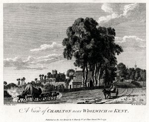 Eine Ansicht von Charlton bei Woolwich in Kent, 1775 von Michael Angelo Rooker