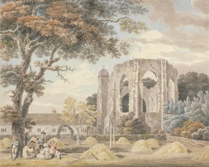 Die Kapelle des Greyfriars-Klosters, Winchester von Michael Angelo Rooker