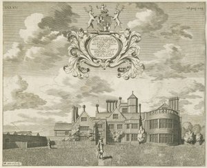 Fisherwick Hall: Kupferstich, undatiert [1653-1686] von Michael Burghers