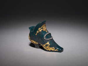 Miniaturschuh, Firma Peter Carl Fabergé von Michael Evlampievich Perkhin