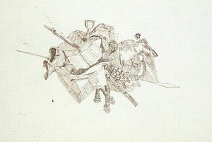 Zeichnung aus Michael Faradays Sammelalbum von Michael Faraday