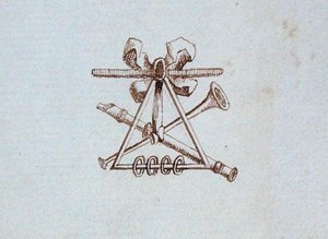 Zeichnung aus Michael Faradays Sammelalbum von Michael Faraday