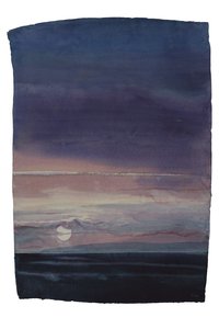 Sonnenuntergang über der Insel