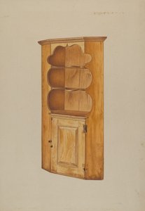 Eckschrank, ca. 1938 von Michael Riccitelli