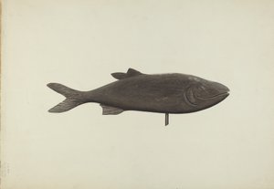 Fisch-Wetterfahne, ca. 1939 von Michael Riccitelli
