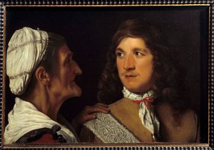 Der junge Mann und die Kupplerin