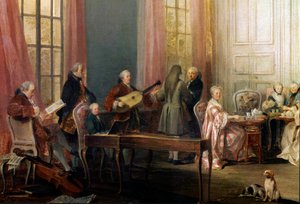 Das englische wurde im Salon des Quatre-Glaces serviert