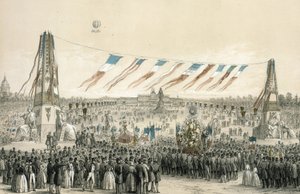 Fête de la Concorde, Paris von Michel C. and Gaildrau Jules (1816 98) Fichot