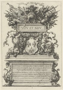 Frontispiz von Michel Dorigny, after Simon Vouet