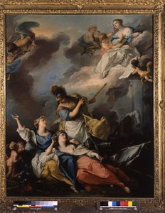 Allegorie des Friedens von Wien im Jahr 1606