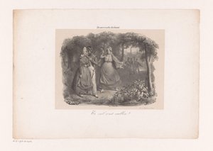 Verliebtes Paar und wütende Mutter (Die unerwartete Ankunft)