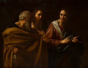 Die Berufung der Heiligen Peter und Andreas, ca. 1593-1610 von Michelangelo (after) Caravaggio